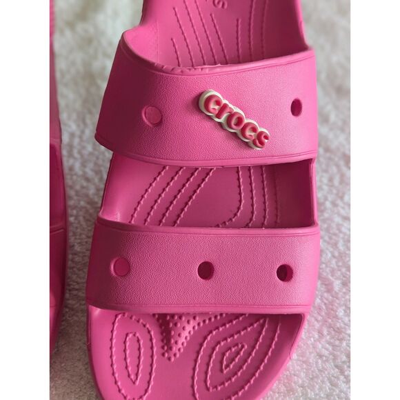 Crocs Classic Sandal (206761) Fuchsia Fun Unisex Men’s Sz 11 Women’s Sz  13 - Picture 7 of 8
